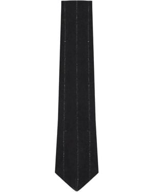 D.exterior Sequin-Embellished Tie - Black