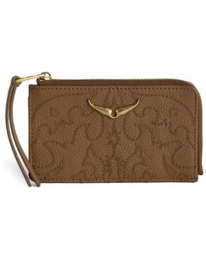 Zadig & Voltaire Western-Style Monogram Wallet - Brown