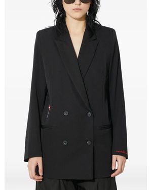 Fiorucci Blazer Met Borduurwerk En Dubbele Rij Knopen - Zwart