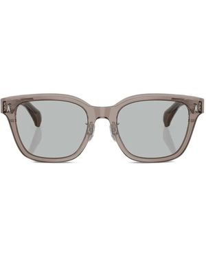 Moncler Lunettes De Soleil À Monture Carrée - Gris