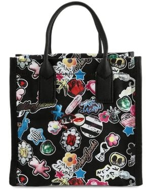 Marc Jacobs Sac Cabas À Imprimé Graphique - Black