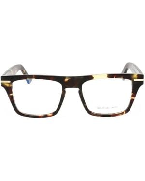 Cutler and Gross Rectangle-Frame Glasses - Black