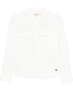 Weekend by Maxmara Chemise À Poches Poitrine - White