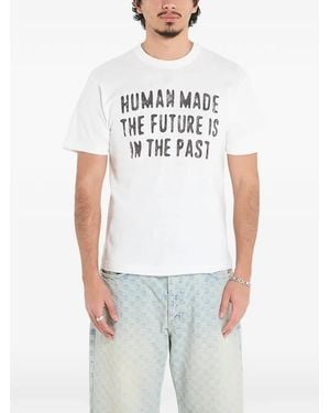 Human Made T-Shirt mit grafischem Print - Weiß
