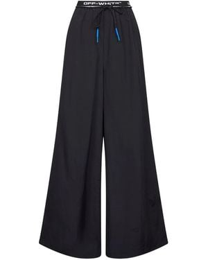 Off-White c/o Virgil Abloh Wide-Leg Pants - Blue
