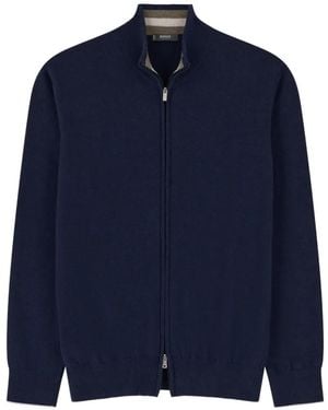 BOGGI Full-Zip Jumper - Blue