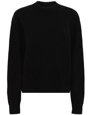 Laneus Pullover Mit Rundhalsausschnitt - Schwarz