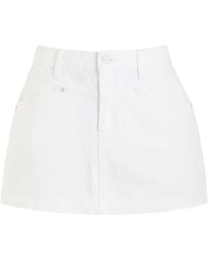 PAIGE Ryder Mini Skirt - White