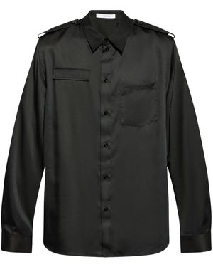 Helmut Lang Camicia Con Tasche - Nero