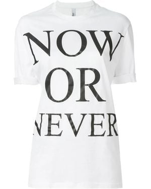 Neil Barrett Now Or Never T-shirt - White