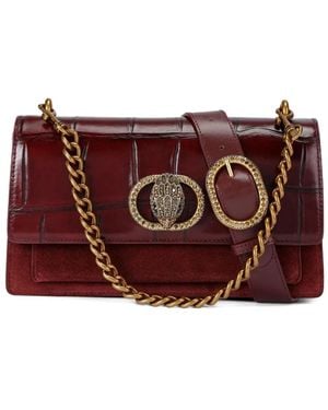Kurt Geiger Bandolera Chelsea East West - Morado