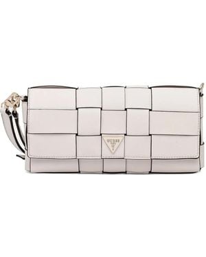 Guess Maylee Clutch Bag - Natural