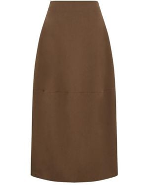 FFORME Jupe Mi-Longue Skye - Marron