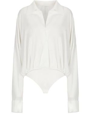 Norma Kamali Klassisches Oberteil - Weiß