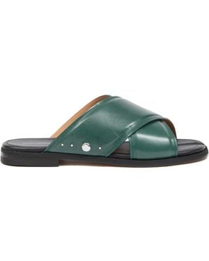 Maison Margiela Tabi Crossed Sandals - Green