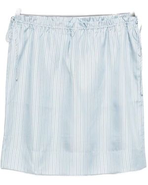 TOTEME Falda Corta A Rayas - Azul