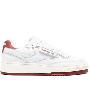 Reebok Club C Lace-Up Trainers - White