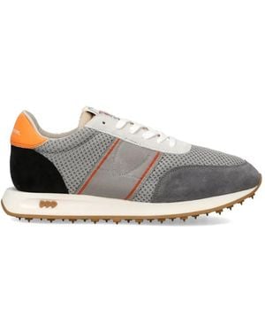 Philippe Model Tour Sneakers Mit Wildledereinsätzen - Weiß