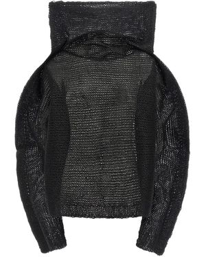 Issey Miyake Top Panini - Negro