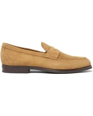 SCAROSSO Renato Penny-Slot Loafers - White