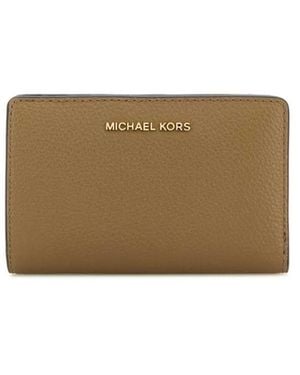 MICHAEL Michael Kors Cartera con letras del logo - Marrón