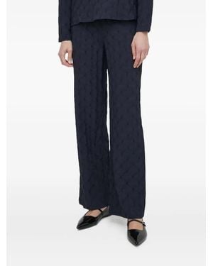 Résumé Drawstring Textured Trousers - ブルー