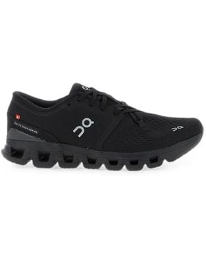 On Shoes Cloud X 4 Mesh Trainers - Black