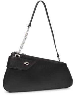 Gcds Asymmetrische Comma Notte Schultertasche - Schwarz