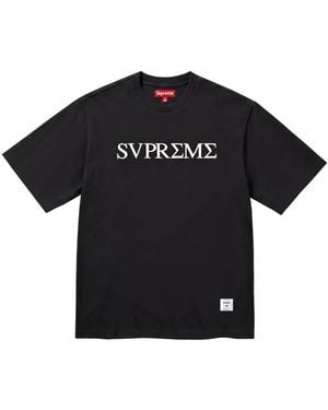 Supreme T-Shirt Con Logo - Nero