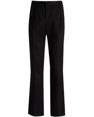 Saint Laurent Straight-Leg Trousers - Black