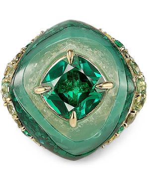 Anabela Chan Sugarloaf Emerald Ring - Green