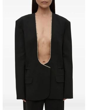 Christopher Esber Retract Shawl Blazer - Black