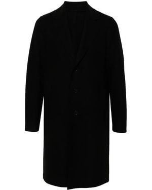 Harris Wharf London カシミア ピーコート - ブラック