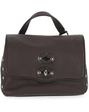 Zanellato Baby Postina Stud-Embellished Tote Bag - Black