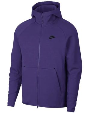 Nike Fleece Full-Zip Hoodie - Purple