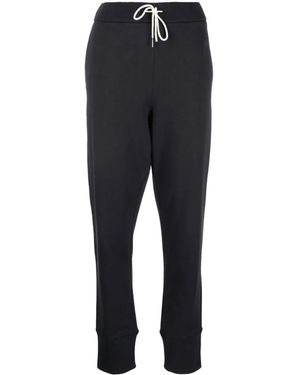 Jil Sander Pantaloni Sportivi Con Ricamo - Blu