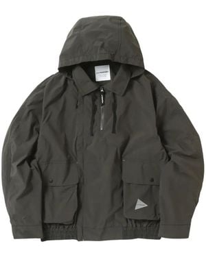 and wander 45 Water Repellent Light Jacket - Black