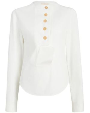 KHAITE Poe Top - White