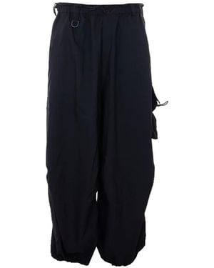 Y-3 Pantalon De Jogging Cargo À Taille Élastiquée - Blue