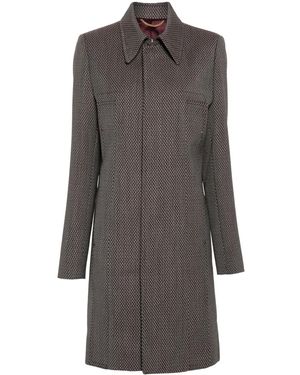 Victoria Beckham ジャカード シングルコート - グレー