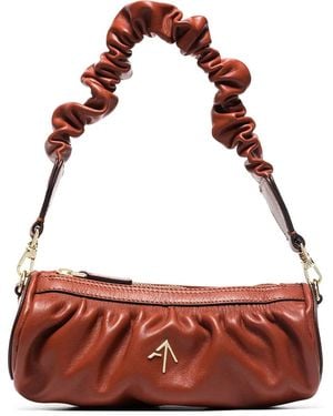 MANU Atelier Cilindervormige Mini-Schoudertas - Rood