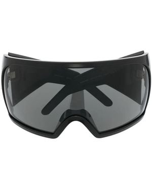 Rick Owens Lunettes De Soleil Kriester À Monture Oversize - Noir
