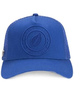 Sweet Pants Logo-Patch Mesh-Panel Cap - Blue