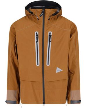 and wander Pertex Shield Jacket - Brown