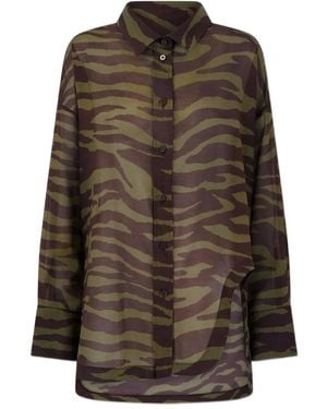 The Attico Estate Meravigliosa Blouse - Bruin