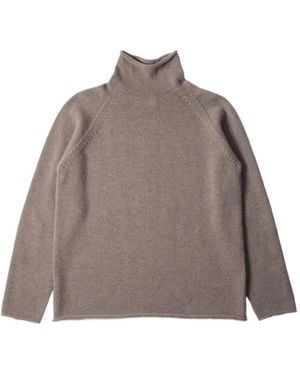 Margaret Howell High-Neck Jumper - Brown
