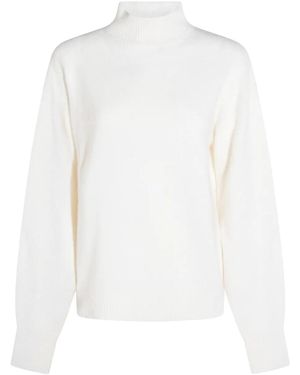 Malo Cotton Jumper - White