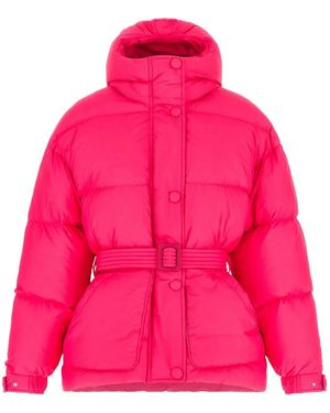 Ienki Ienki Bear Michlin Belted Puffer Jacket - Pink