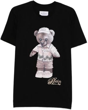 Philipp Plein テディベア Tシャツ - ブラック