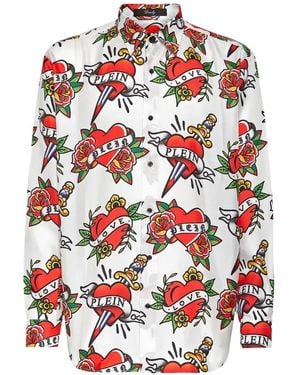 Philipp Plein Dandy Love Shirt - White